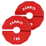 TALERZ NA SPRZĘT DO TRENINGU SIŁOWEGO I FITNESS TYPU NAKŁADKA 2 x 1 KG HMS TSN100