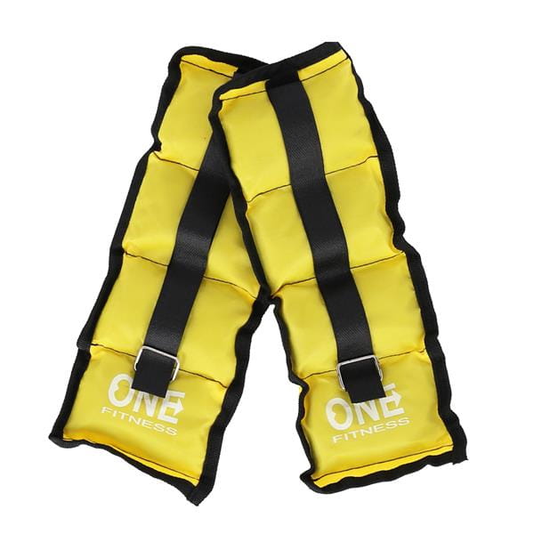 OBCIĄŻNIKI 2 x 1.5 KG ONE FITNESS WW02 YELLOW