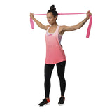 TAŚMA PILATES TP01 PINK 0.7 x 120 x 1200 MM  HMS