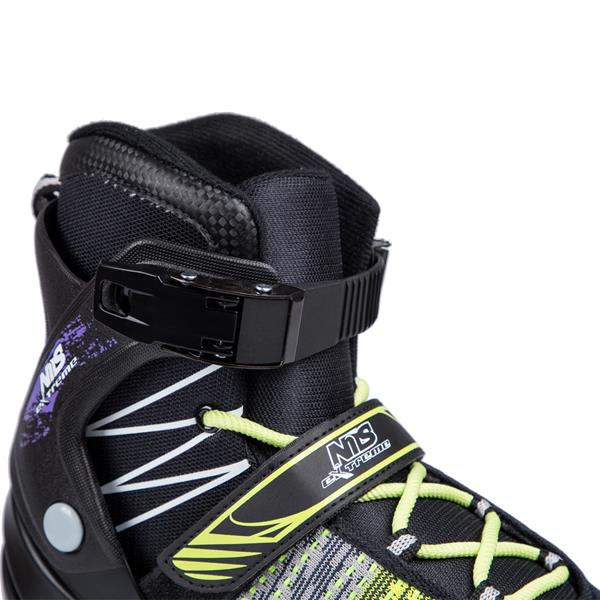 NA1206  CZARNO-ZIELONE ROLKI NILS EXTREME