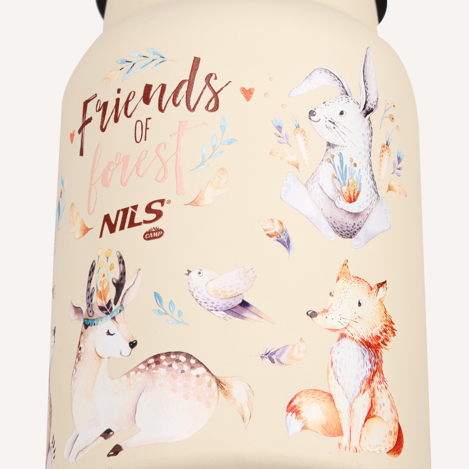 BUTELKA NA WODĘ 520ML STALOWA FOREST NILS CAMP NC3806
