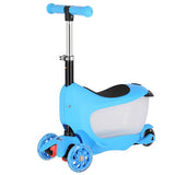 HJD04 3w1 BLUE HULAJNOGA JEŹDZIK DZIECIĘCY