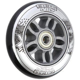 PU 90x24 82A CZARNE N (4 szt.) + ABEC-9 CHROME (8 szt.) ZESTAW NILS EXTREME