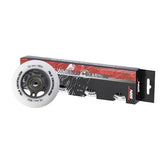 ZESTAW PU 72x24 82A BIAŁE MATOWE (4 szt.) + ABEC-9 (8 szt.) NILS EXTREME