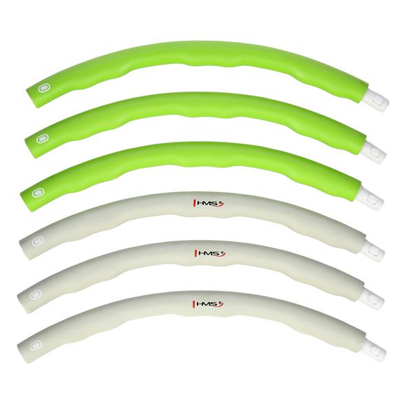 HULA HOP 1,5KG 100CM  HHP003 GREEN-GREY HMS