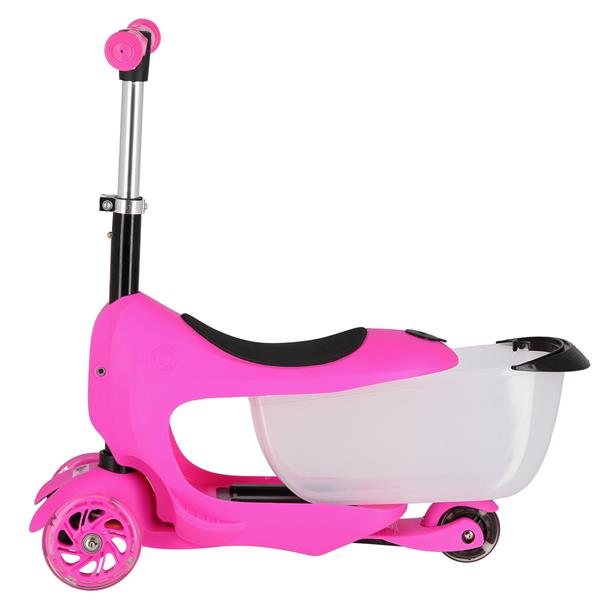 HJD04 3w1 PINK HULAJNOGA JEŹDZIK DZIECIĘCY