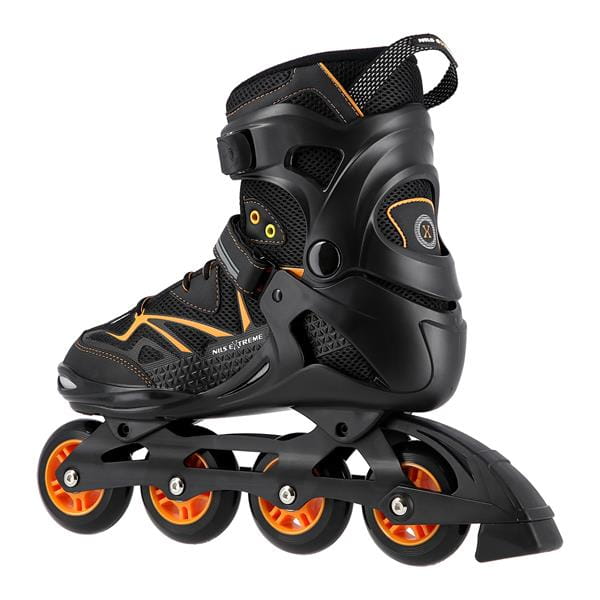 NA9022 CZARNO/POMARAŃCZOWE ROLKI NILS EXTREME
