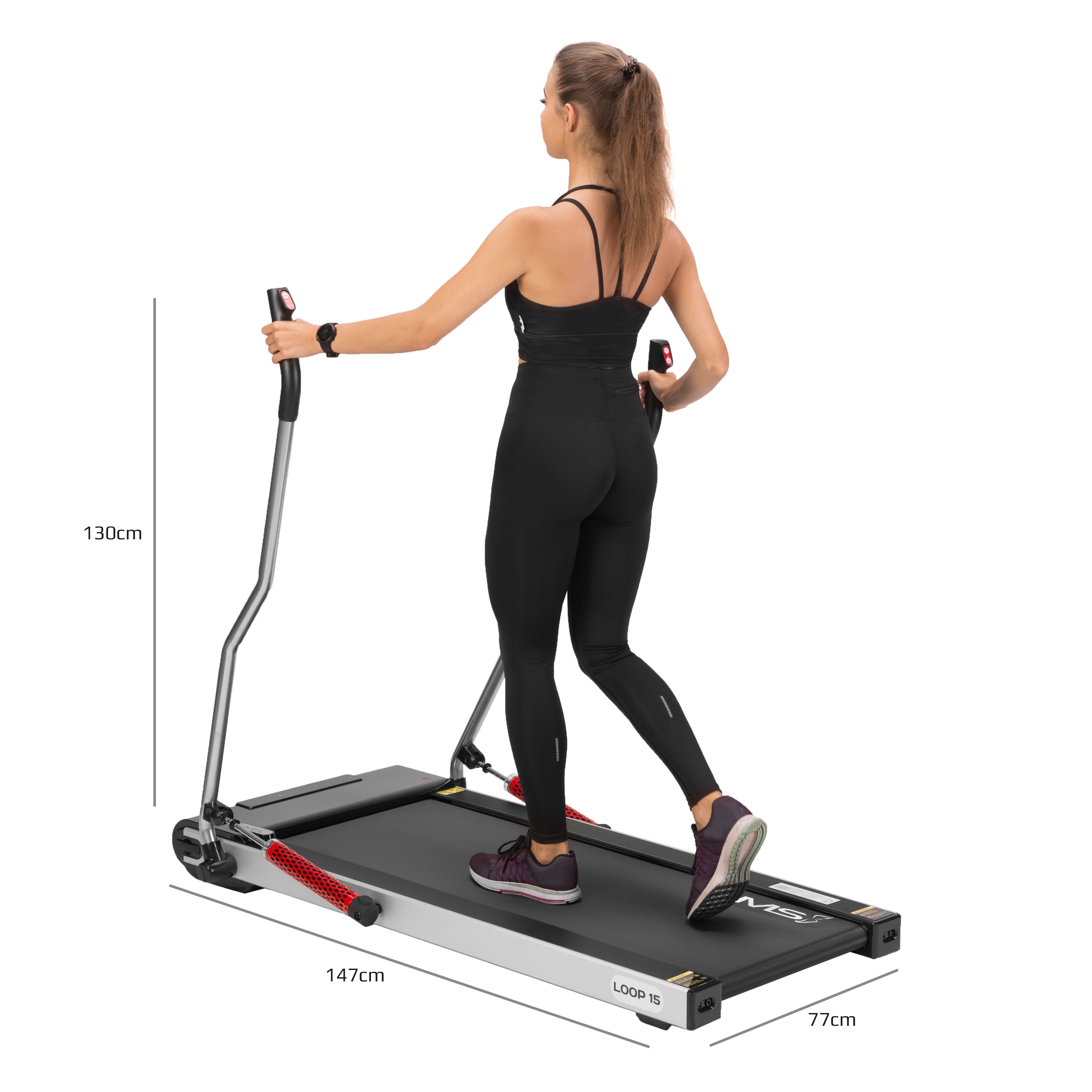ZESTAW LOOP15 BIEŻNIA ELEKTRYCZNA DO NORDIC WALKING HMS+KSIĄŻKA SLOW JOGGING