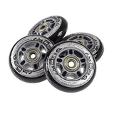 PU 76x24 82A CZARNE (4 szt.) + ABEC-9 (8 szt.) ZESTAW NILS EXTREME