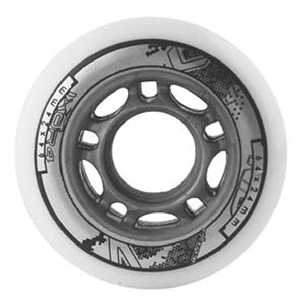 KÓŁKA PU 64x24 82A BIAŁE (4 szt.) NILS EXTREME