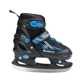 NH7104 A 2w1 BLACK/BLUE ROZM. M ŁYŻWOROLKI Z WYM. PŁ. HOKEJOWĄ NILS EXTREME