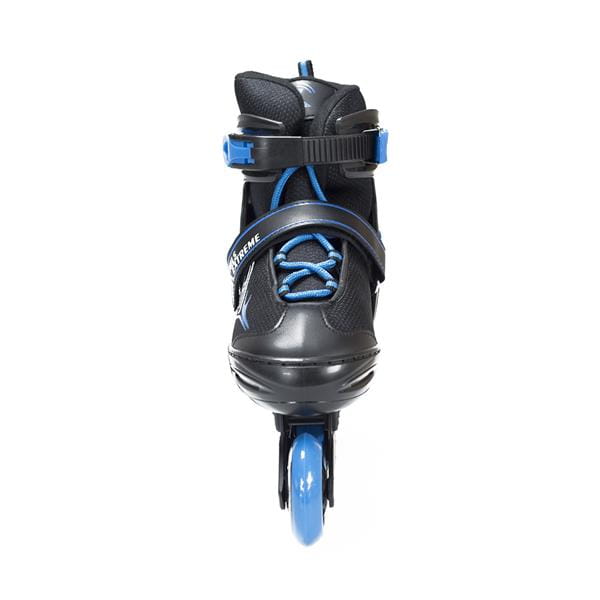 NH7104 A 2w1 BLACK/BLUE ROZM. M ŁYŻWOROLKI Z WYM. PŁ. HOKEJOWĄ NILS EXTREME