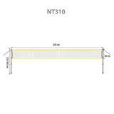 NT310 SIATKA DO BADMINTONA SŁUPKI TELESKOPOWE 600x60cm + POKROWIEC PEŁNY NILS