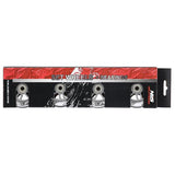 PU 90x24 82A CZARNE N (4 szt.) + ABEC-9 CHROME (8 szt.) ZESTAW NILS EXTREME