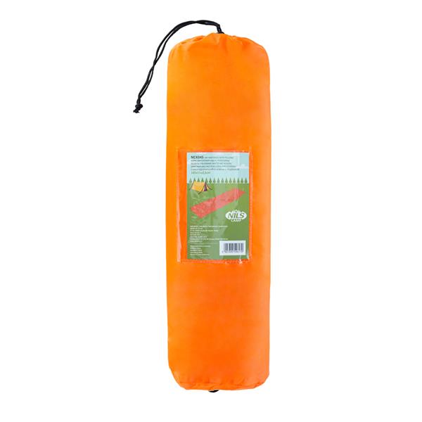 NC4345 POMARAŃCZOWA MATA SAMOPOMPUJĄCA Z PODUSZKĄ NILS CAMP
