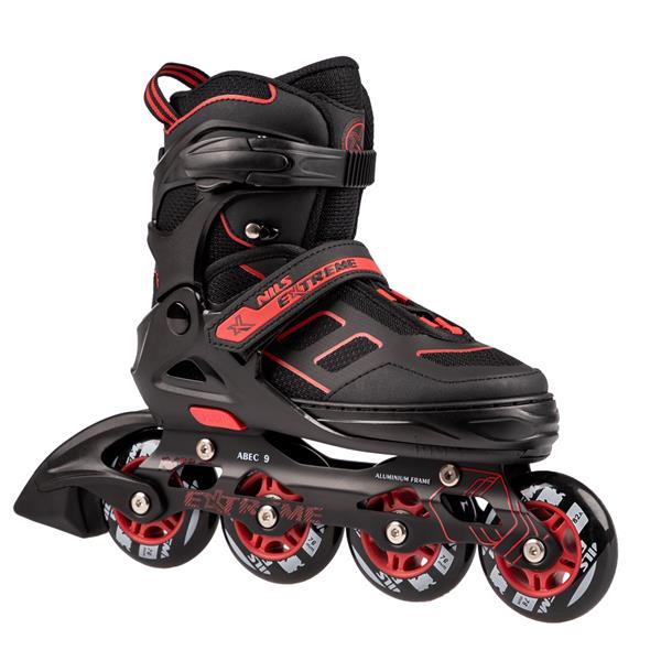 ROLKI NA14174 A CZARNO-CZERWONE NILS EXTREME