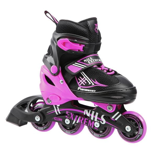 NF7104 A BLACK/PINK ROZM. S ŁYŻWY FIGUROWE NILS EXTREME