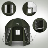 PARASOL WĘDKARSKI Z PEŁNĄ OSŁONĄ 2W1 250CM NILS CAMP NC4701