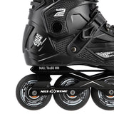 NA9786 CZARNE ŁYŻWOROLKI NILS EXTREME