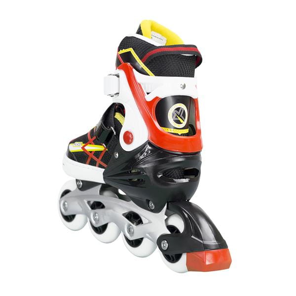 NA1160 A CZARNO-CZERWONE ŁYŻWOROLKI NILS EXTREME