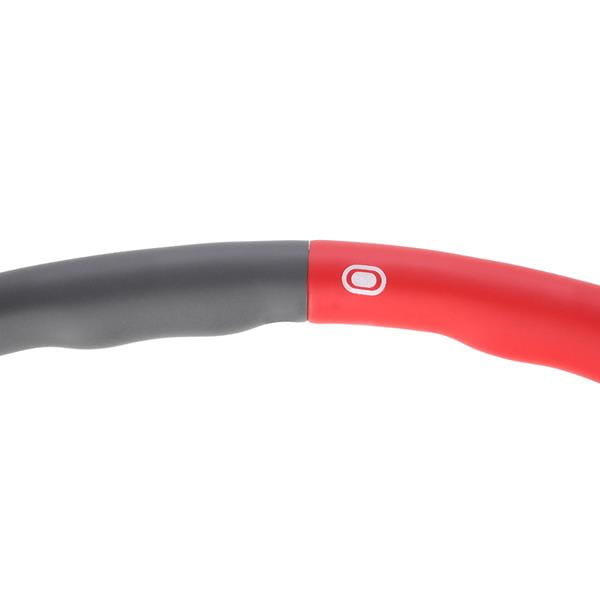 HULA HOP 1,2KG 100CM HMS HHP002 RED-GREY
