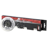 ZESTAW PU 80x24 82A BIAŁE MATOWE (4 szt.) + ABEC-9  (8 szt.) NILS EXTREME
