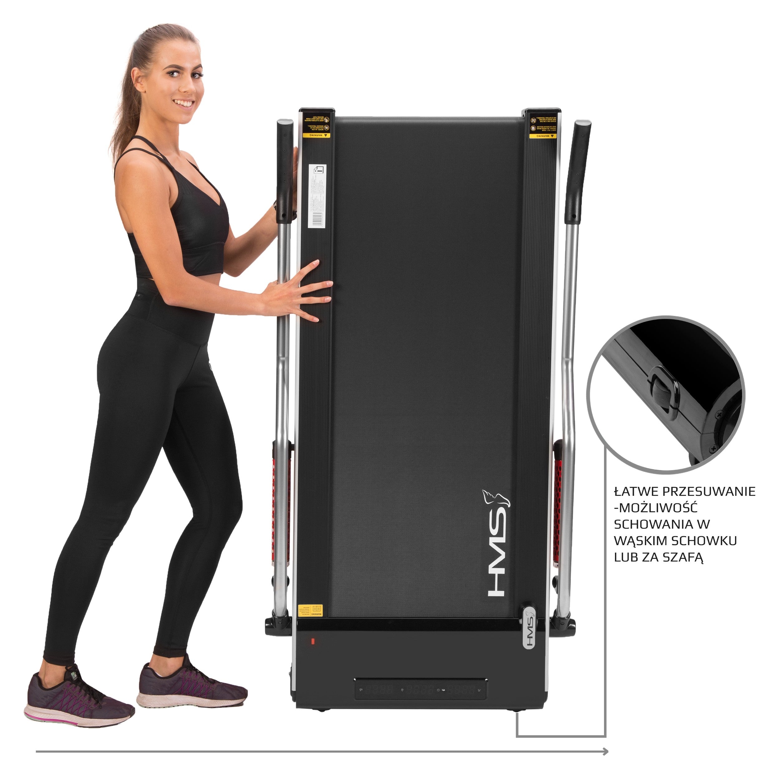 ZESTAW LOOP15 BIEŻNIA ELEKTRYCZNA DO NORDIC WALKING HMS+KSIĄŻKA SLOW JOGGING