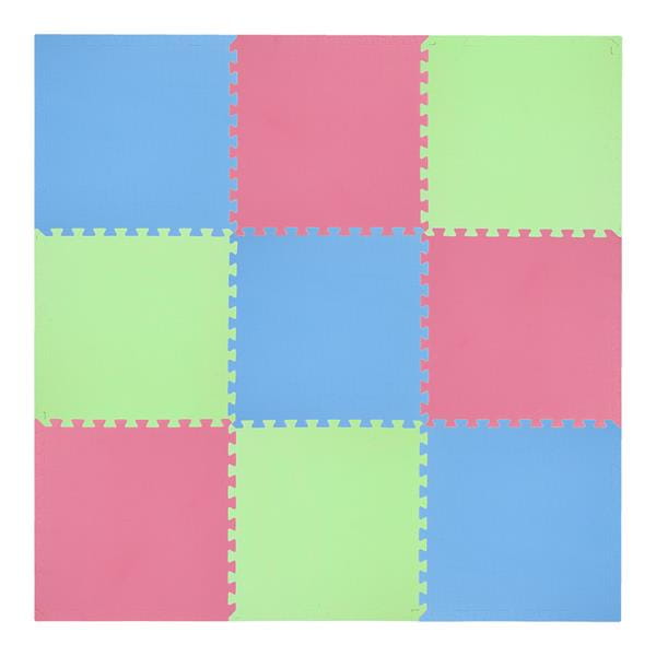 MP10 MATA PUZZLE MULTIPACK GREEN-BLUE-RED 9 ELEMENTÓW 10MM ONE FITNESS
