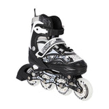 NH10927 A 2w1 BLACK ŁYŻWOROLKI Z WYM. PŁ. HOKEJOWĄ NILS EXTREME