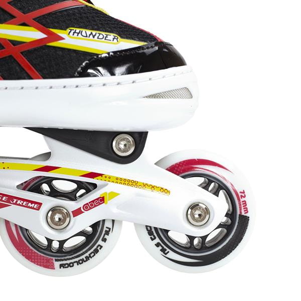 NA1160 A CZARNO-CZERWONE ŁYŻWOROLKI NILS EXTREME