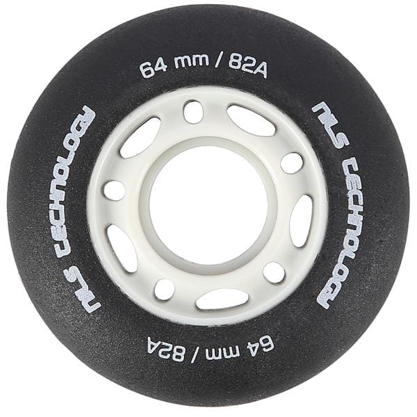 KÓŁKA PU 64x24 82A CZARNE MATOWE  (4 szt.) NILS EXTREME