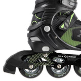 NA9080 CZARNO/ZIELONE ROLKI NILS EXTREME
