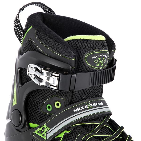 NA9022 CZARNO/ZIELONE ROLKI NILS EXTREME