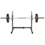 GO900 GRYF OLIMPIJSKI 20KG 2200MM HMS PREMIUM + ZG1500 SILVER ZACISKI LOCK JAW (2 szt)