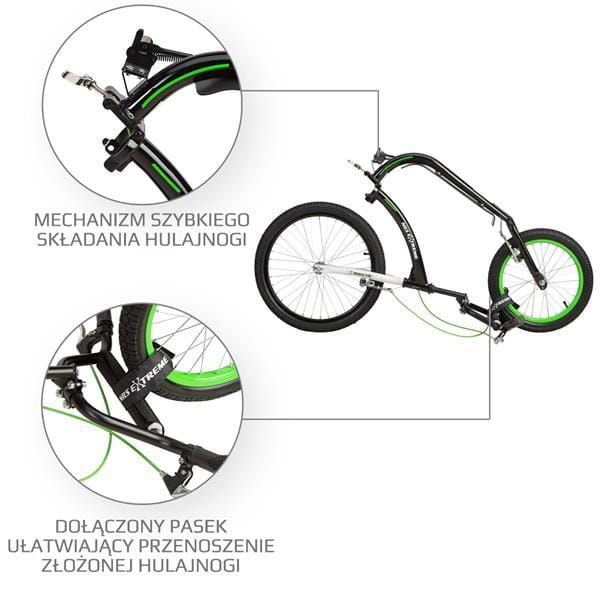 HULAJNOGA SKŁADANA WH227F 20/16" NILS EXTREME