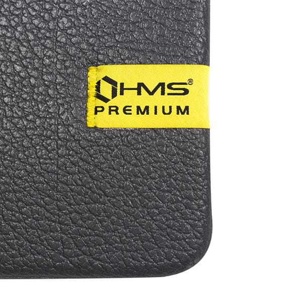 MFK04 D.GREY-BLACK MATA FITNESS KLUBOWA Z OTWORAMI HMS PREMIUM