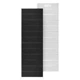 MATA KEMPINGOWA SKŁADANA Z PODBICIEM ALUMINIOWYM + XPE 195 CM CZARNA NILS CAMP NC17103