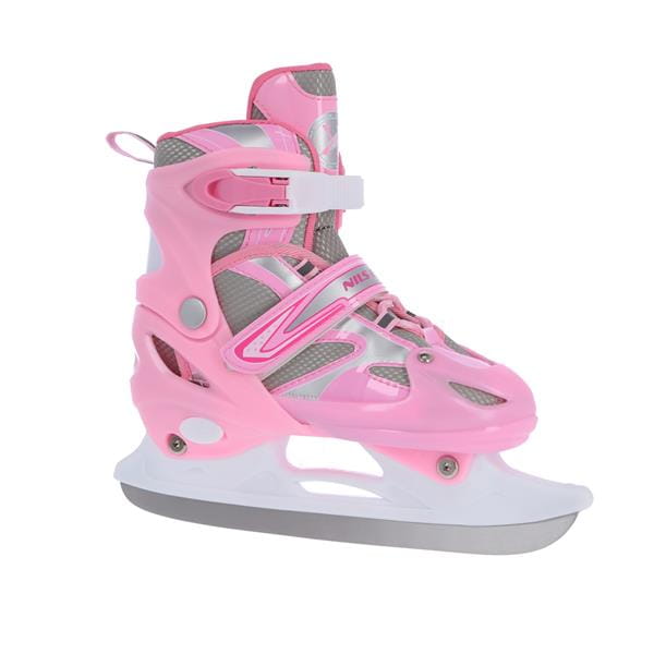 NH18366 A 2w1 PINK  ŁYŻWOROLKI Z WYM. PŁ. HOKEJOWĄ NILS EXTREME