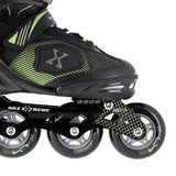 NA9080 CZARNO/ZIELONE ROLKI NILS EXTREME