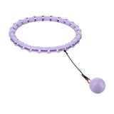 ZESTAW HULA HOP OHA02 VIOLET Z WYPUSTKAMI I OBCIĄŻNIKIEM ONE FITNESS + PAS BR160