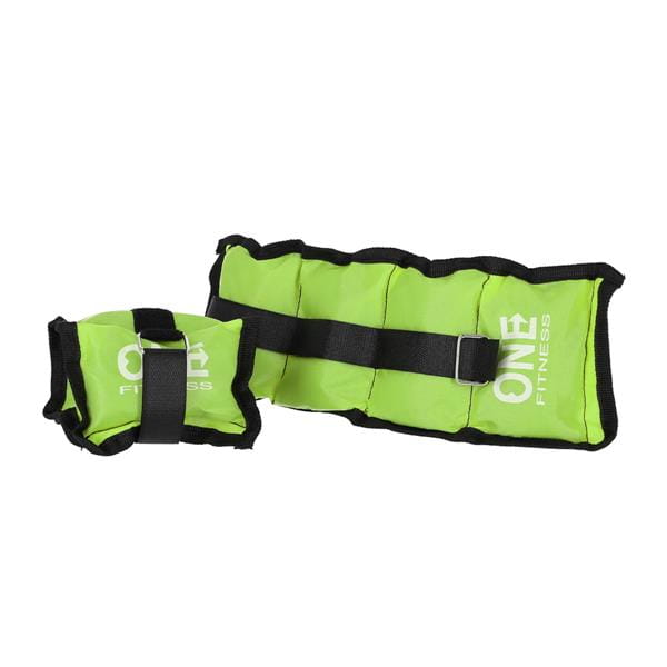OBCIĄŻNIKI 2 x 1.5 KG ONE FITNESS WW02 GREEN