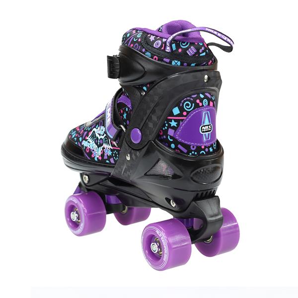 NQ4411 A CZARNO-PURPUROWY ROZM. S (30-33)  WROTKI NILS EXTREME