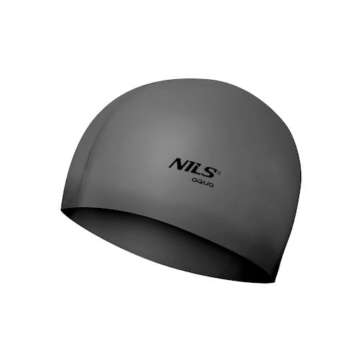 CZEPEK SILIKONOWY NILS AQUA NQC JEDNOKOLOROWY SL02 CIEMNOSZARY