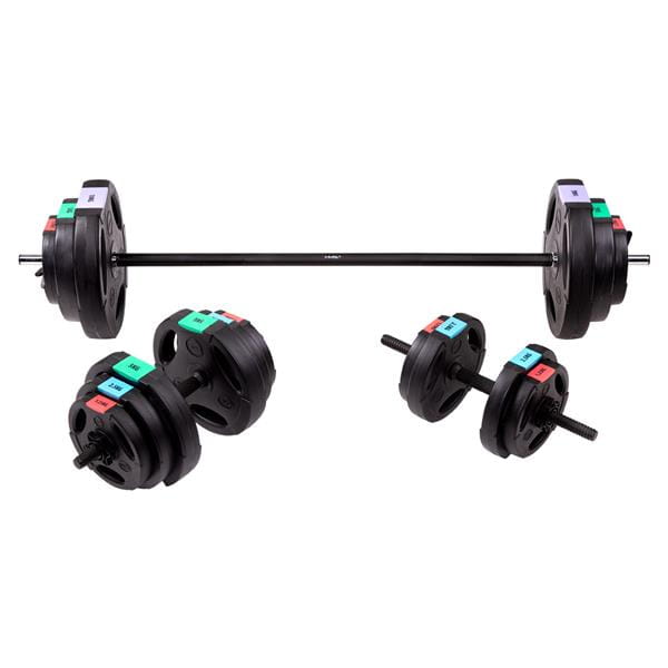 SZTANGA I SZTANGIELKI KOMPOZYT 62 KG HMS SGSP60 SET (3 CZĘŚCI)