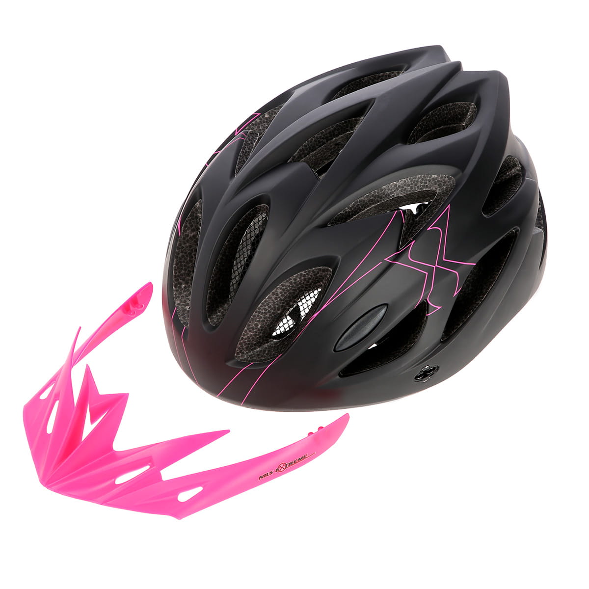 KASK MTW291 CZARNO-RÓŻOWY  NILS EXTREME