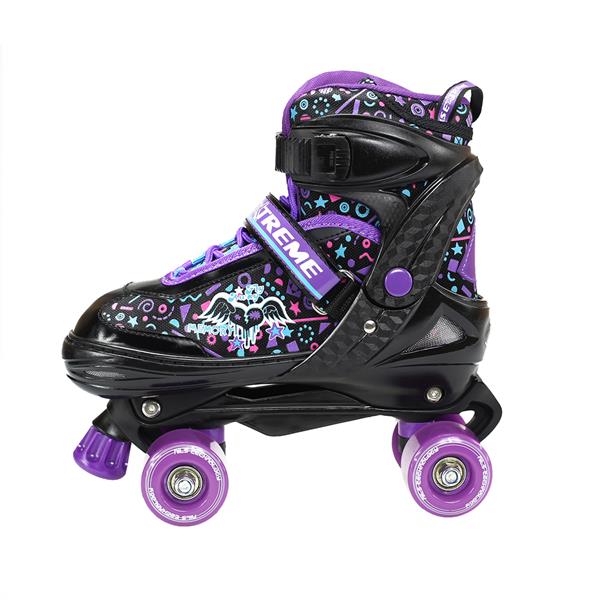 NQ4411 A CZARNO-PURPUROWY ROZM. S (30-33)  WROTKI NILS EXTREME
