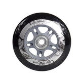 ZESTAW PU 90x24 82A CZARNE (4 szt.) + ABEC-9 CHROME (8 szt.)  NILS EXTREME