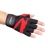 RST02 BLACK/RED ROZM. XXL RĘKAWICE NA SIŁOWNIĘ HMS