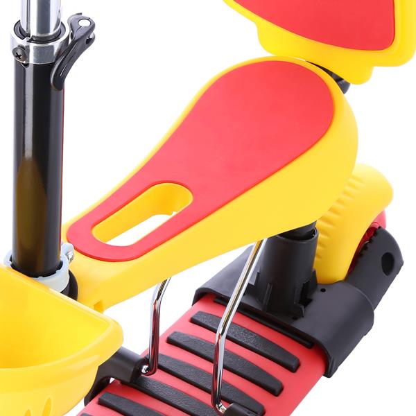 HLB07  4w1 BLACK-YELLOW-RED HULAJNOGA DZIECIĘCA SIGNA