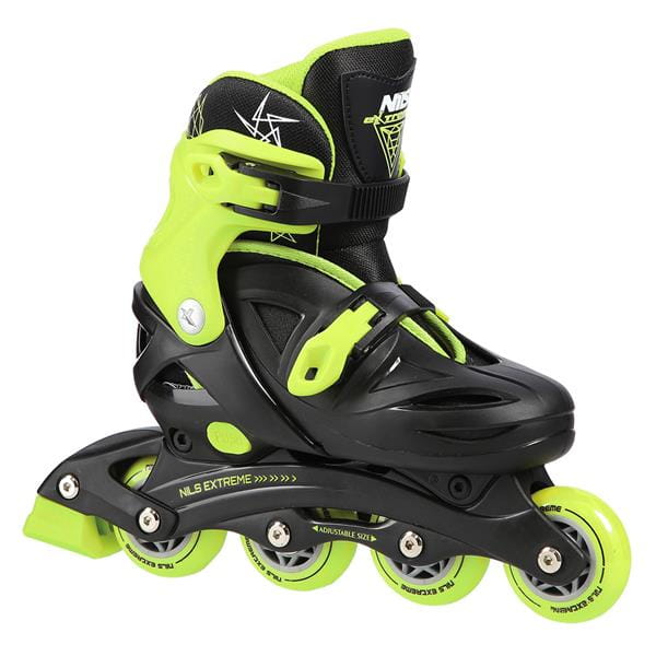 NJ/NA0321 A CZARNO-LIMONKOWE ROLKI NILS EXTREME